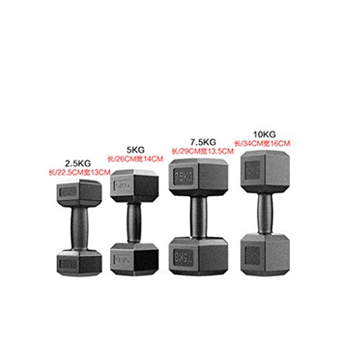 Dumbbells Hex Dumbbell Men's Fitness Home Omschrijving vrouw paar van de Aziatische Bell Children's 2,5/5 / 7,5/10 Kg… - Afbeelding 6