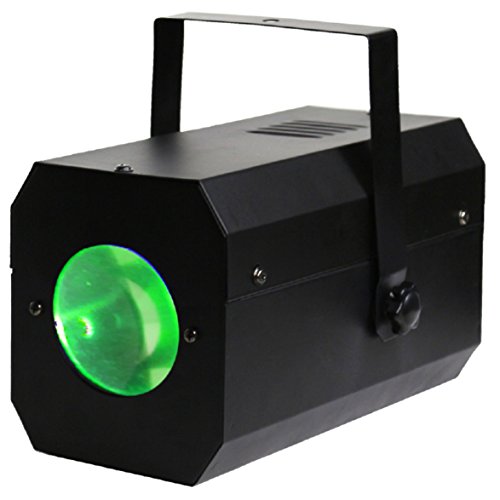 Karma Italiana DJ LED221 Negro estroboscopio y luz disco - Accesorio de discoteca (Negro, LED, 3 lámpara(s), 3 W, Corriente alterna, 110-220)