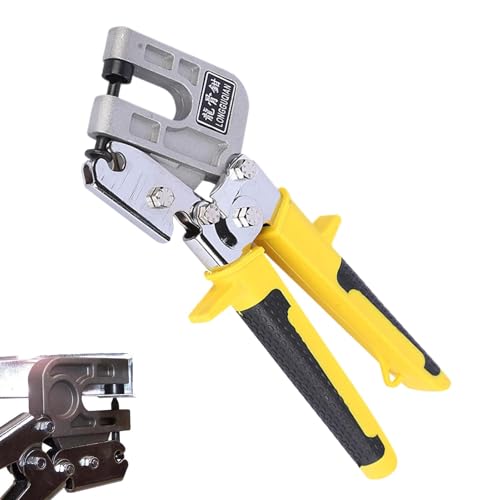 Crimpadora de pernos de quilla de mano | Crimpadora de pernos de acero con mango antideslizante | Alicates de crimpado de pernos, crimpadora de abrazadera, abrazadera de perforación de tachuelas |