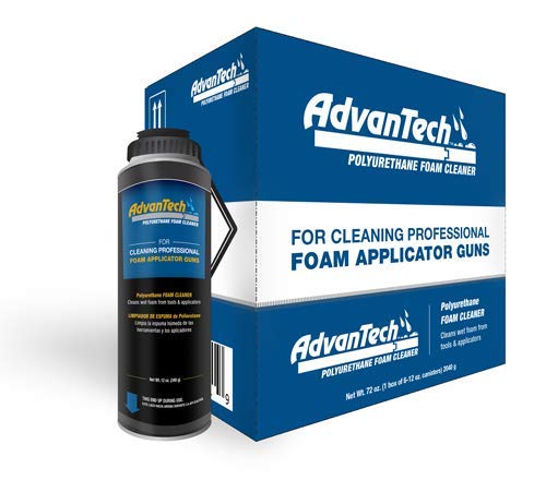 (Cleaner Only) Advantech Subfloor Adhesive Dispensing Gun Cleaner | Polyurethane Cleaner | J.m. Huber | Includes (6) 12 Oz. Cans #TOP1