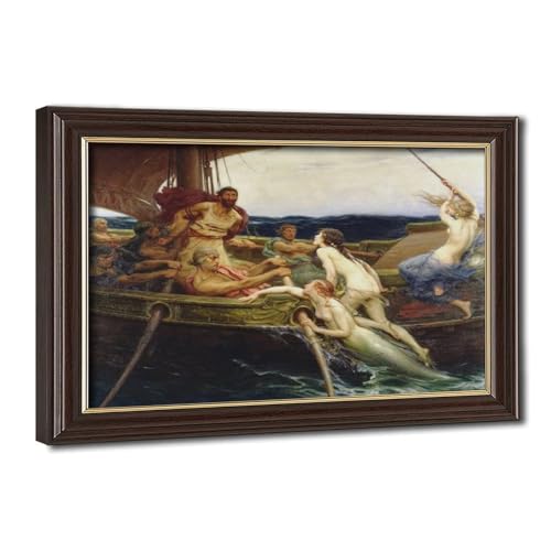 Impression sur toile Ulysses and the Sirens pour raviver un mur vide