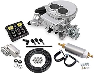 NEW HOLLEY SNIPER EFI 2300 SELF-TUNING MASTER KIT,2 BBL FUEL INJECTION CONVERSION,POLISHED,580 CFM,350 HP,COMPATIBLE WITH 2300 FLANGE STYLE MANIFOLDS