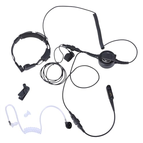 SELiLe Throat Mikrofon Headsets Kopfhörer Push to Talk Für P6600 MTP3150 Radios Noise Cancelling Flexible Industrie Kopfhörer