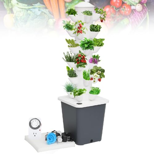 Système de culture hydroponique de jardin pour récolter chez soi toute l'année sans espace