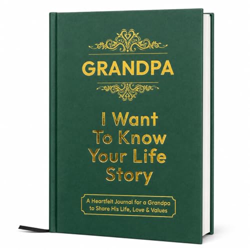 Journal Grandpa I Want to Know Your Life Story le livre de souvenirs de sa vie