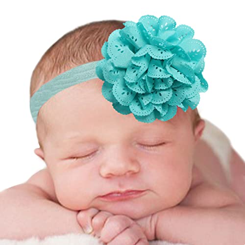 Bembika Flower Headband For Baby Girl Hair Accessories For Girls Baby Headband Sky