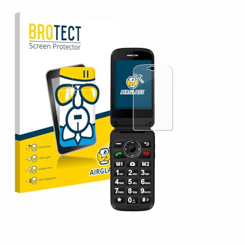 BROTECT Schutzglas für Simvalley Mobile XL-970 Schutzfolie Panzer Folie Glas[Extrem Kratzfest 9H, Anti-Fingerprint, Ultra-Transparent]