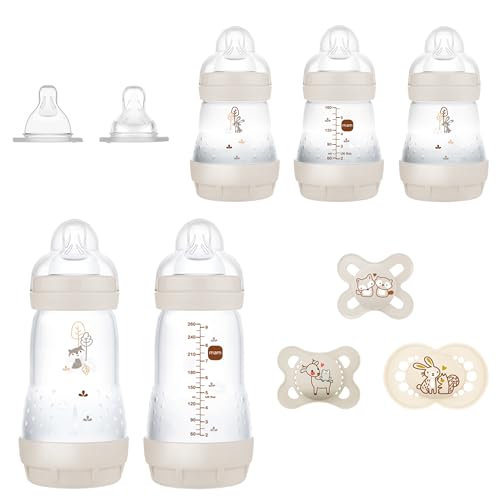 Image of MAM Matte Essentials Gift Set, 10-Piece, Newborn, Unisex,1 Count (Pack of 1)