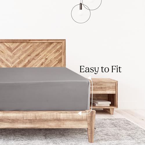 Ev Dekor King Size Fitted Sheets Grey - Image 3