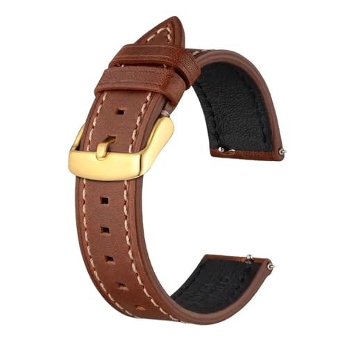 Bracelet de montre cuir véritable 18mm 22mm avec sangle de gueule et finitions artisanales nobles