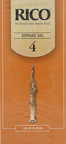 Image of Rico Soprano Sax Reeds, Strength 4.0, 25-pack