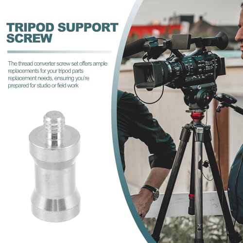 Adaptador de tornillo SHINEOFI con base de montaje para cabezal de trípode y cámaras, 10 unidades 7