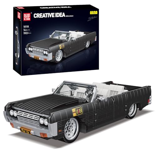 Mould King 10118 Technik Cabrio Auto Modell Bausteine, Technik Retro Auto Modell Bauset, 1903+Teile MOC Supersportwagen Kinder STEM Lernspielzeug Geburtstagsgeschenk Mould King 10118 Technik Cabrio Auto Modell Bausteine, Technik Retro Auto Modell Bauset, 1903+Teile MOC Supersportwagen Kinder STEM Lernspielzeug Geburtstagsgeschenk