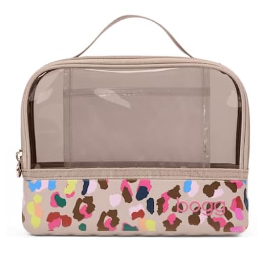 Durable Travel Organizer Pouch in Neon Jungle