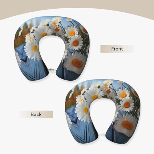 Almohada Espuma Viscoelástica 30cm x 25cm para viaje miniatura 3