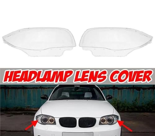 Capots phares voiture BMW Série 1 E87 E81 E82 E88 coque phare avant gauche