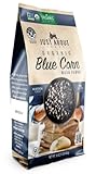Organic Blue Corn Flour | USDA Organic | Gluten-Free, Kosher and Vegan | 1 LB (454 g) Pack of 1 | Just About Foods
