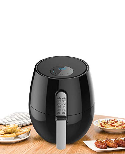 CGOLDENWALL Household Air Fryer With Digital Display, Adjustable Temperature Control, Large Capacity Smart Smoke-Free for Healthy Cooking and Low Fat Cooking 1400w