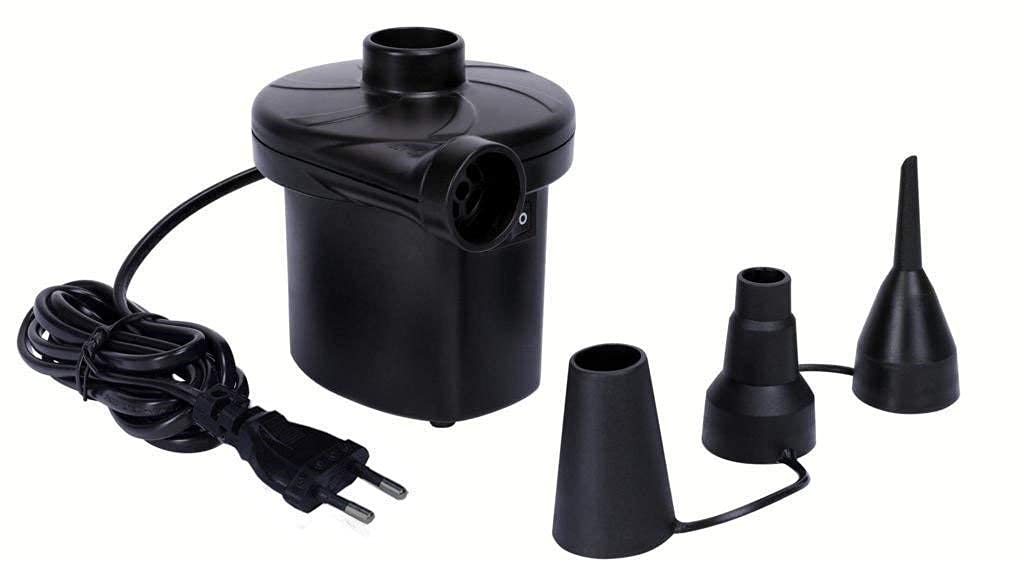 Vidhi sales Electric Vacuum Air Pump for Inflate and Deflate Sofa, Bed, Swimming Pool Tubes, Big Balloons Toys, Bags, Mattresses (Black) (B08GZZWN35) Amazon Price History, Amazon Price Tracker
