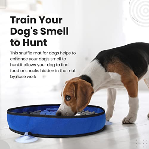 Snuffle Mat for Dogs Small and Large Breed – Interactive Feed Game/Cat Dog Puzzle Toy That Helps with Stress Relief, Foraging Skills, Brain Stimulation and Boredom Dog Enrichment Toys