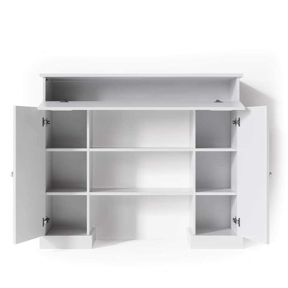 Vicco Marco para Chimenea, Blanco, 119.5 x 103 cm | para el revestimiento decorativo de aberturas de chimenea no utilizadas