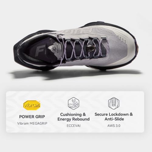 Image of Fuga EX3 Women's Trail Running Shoes, Cushioned Durable Womens Trail Sneakers, Lightweight Fashion Women Trail Shoes for Rugged Terrain, Long Distance & Ultra Trail Running