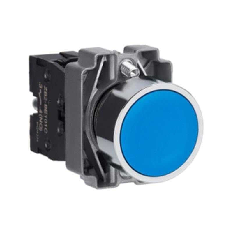 Bouton Plat XB2BA61C pour sécuriser les panneaux de contrôle usés