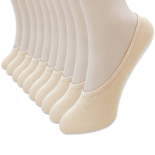 Zueyen 10 Paar No Show Linersocken Leichte, atmungsaktive Ballerina-Socken für Damen Cover