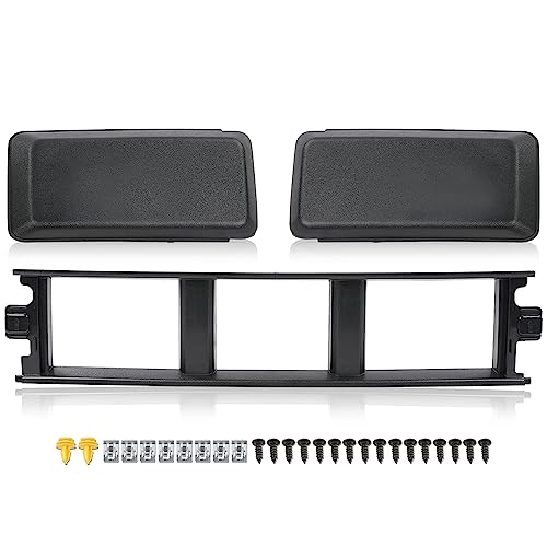 Pit66 02HGL1246ZBKPIT Front Bumper Cover Lower Grille Trim Panel Compatible With Ford F150 2018-2020 Black Abs Plastic Jl3Z17B968Bb cover