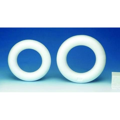 Glorex poliestireno extruido Mitad Anillo, Blanco Cover