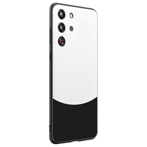 KOOLRIVER�EFor REDMAGIC 11 Pro �P�[�X Pro+ �ϏՌ� �J�o�[ PU���U�[ �w�ʃP�[�X For Nubia �k�r�A ���b�h�}�W�b�N11�v�� / 11�v�� �v���X(�z���C�g�u���b�N)