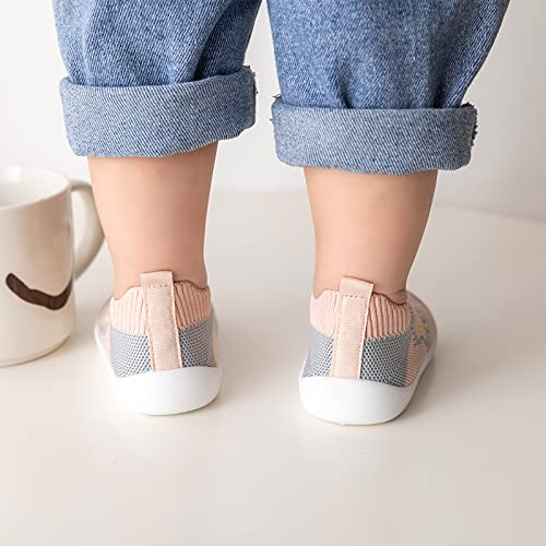 OAISNIT Baby Boy Girl Shoes Breathable Mesh Sneakers Lightweight Non-Slip Toddler Walking Shoes Infant First Walkers 6-24 Months4