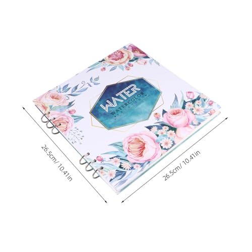 Carnet de peinture aquarelle perforé avec ouverture totale à plat