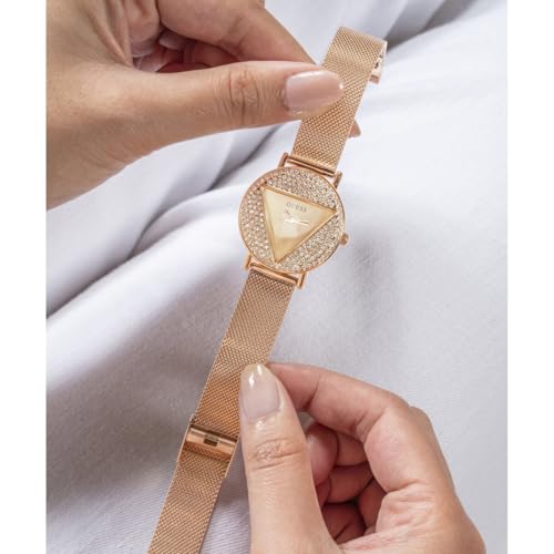 GUESS gold stainless steel luxury watch – image 7