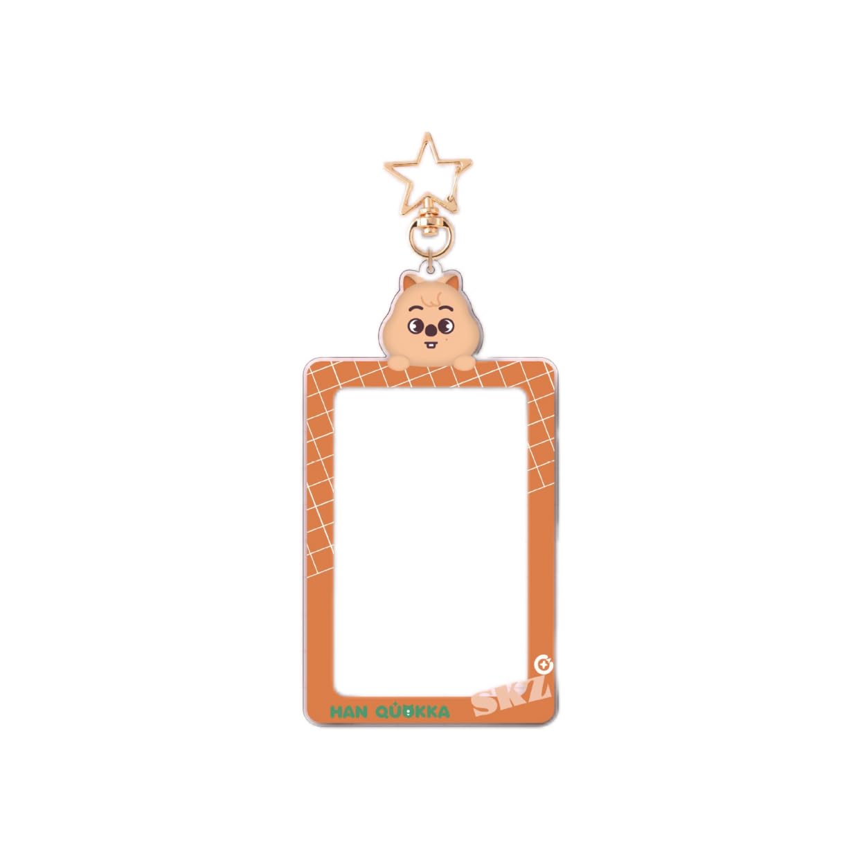 SK Keychain SKZO Series Photo Frame Keychain Idol Small Card Holder