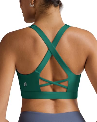 Image of RUNNING GIRL Sports Bra for Women, Molded Cup High Impact Sports Bras for Women with Sewn in Pads