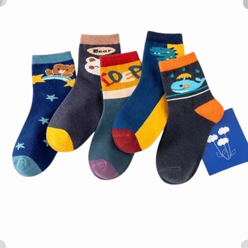 Kit 12 Pares Meias Infantil (BR, Idade, 4 Anos, 6 Anos, Regular, Meninos)