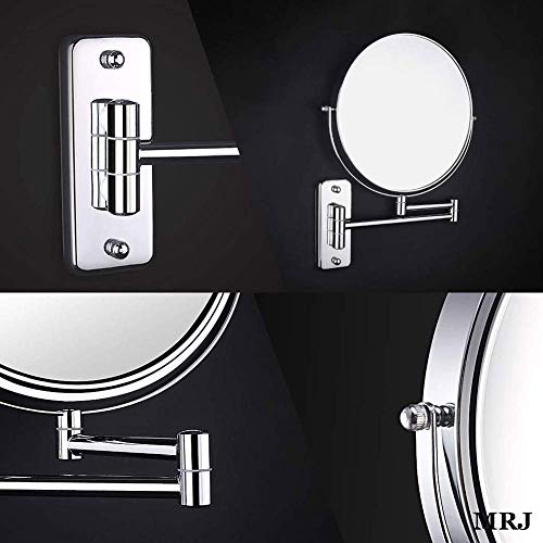 Miroir de maquillage mural pliant pour illuminer votre routine de rasage - 7