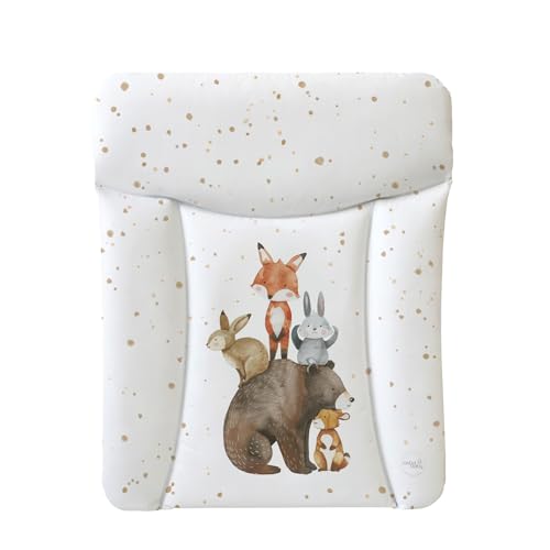 Ceba Baby® Matelas à Langer Bebe souple 70x50 cm - Matelas à langer epais lavable - pour garçons et filles - Certifié Öko-Tex - Imperméable - Amis de la...