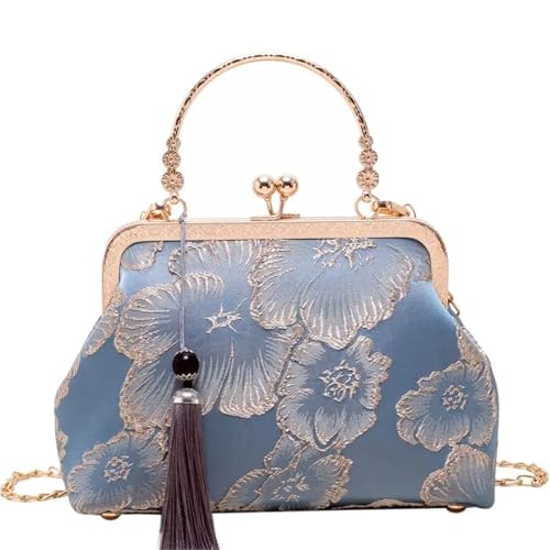 Sac de soirée vintage haut de gamme avec broderies traditionnelles