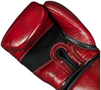 TITLE Boxing Blood Red Leather Bag Gloves - Boxing Gloves, Punching Bag Gloves, Kickboxing Gloves, Punching Gloves, Heavy Bag Gloves, Boxing Gloves Men, Boxing Gloves Women, Boxing Equipment