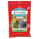 LAFEBER'S Classic Avi-Cakes Pet Bird Food, Made with Non-GMO and Human-Grade Ingredients, for Parrots, 12 oz