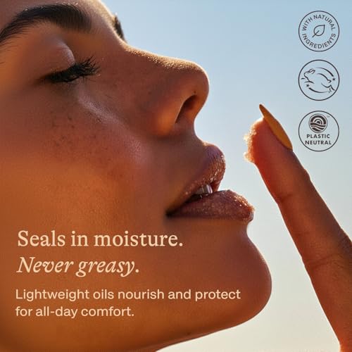 usda organic lip scrub vanilla - usa made with natural ingredients moisturizing scrub exfoliator for dry lips lip sugar scrubber exfoliator for smooth lips small beauty gifts