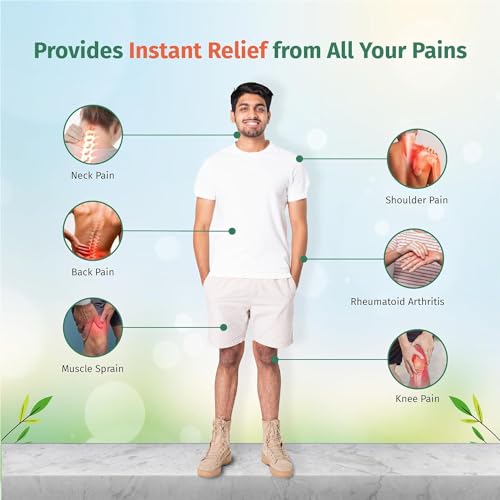 My Dr.® Pain Relief Oil – Ayurvedic Oil for Joint, Knee, Back, Neck, Shoulder, Ankle, Elbow, hip & Muscle Pain | Fast & Long-Lasting Relief from Arthritis, Sciatica, Stiffness & Chronic Pain | Non-Sticky & No Massage Required | Enriched with 9 Herbs | Easy-to-Use Press & Pour Pack | 70ml Pack of 3