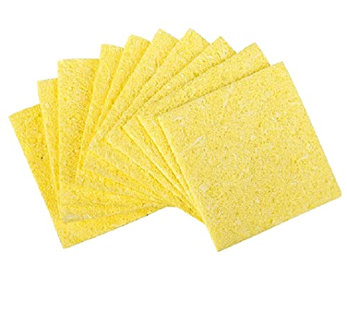 Image of Sponge For Cleaning Soldering Iron Bit Solder or Tip Welding Clean Pad (Pack of 12)