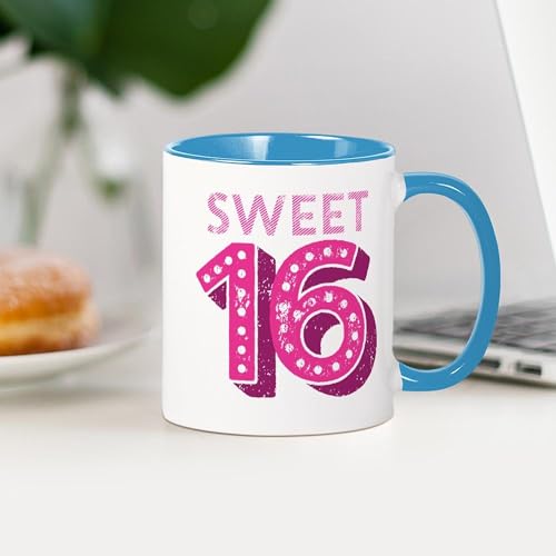Taza de cerámica CafePress Sweet 16 11 oz miniatura 4