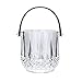 Cabilock Verre Seau À Glace avec Poignée Acrylique Cristal Glace Bain De Refroidissement Contenant du Vin Refroidisseur de Boisson Baril Bar KTV Panier pour L' été Champagne Bière