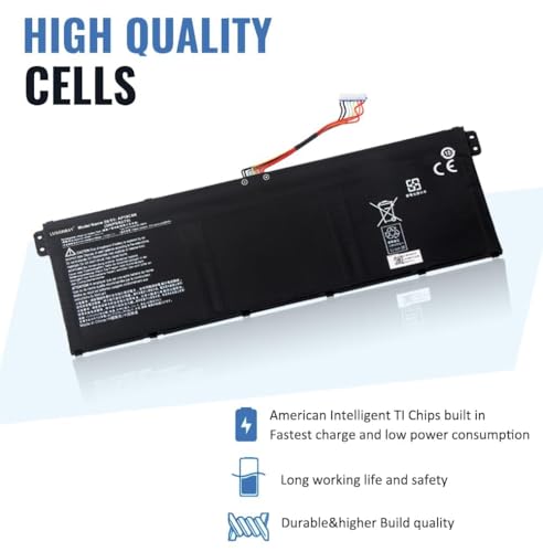 AP18C8K batterie de rechange 50,29Wh durable pour notebook Acer - 2