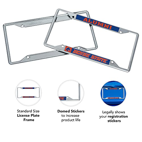 Desert Cactus Boise State University Bsu Broncos Metal License Plate Frame For Front Or Back Of Car Officially Licensed (Alumni) #TOP2