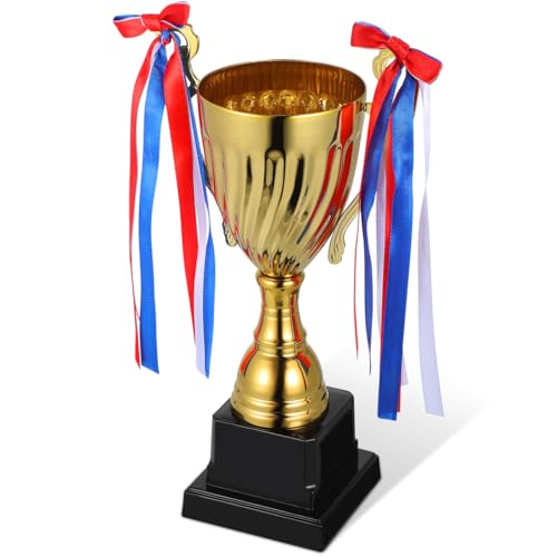 Trophée doré de 24,5 cm NUOBESTY pour récompenser les gagnants de jeux